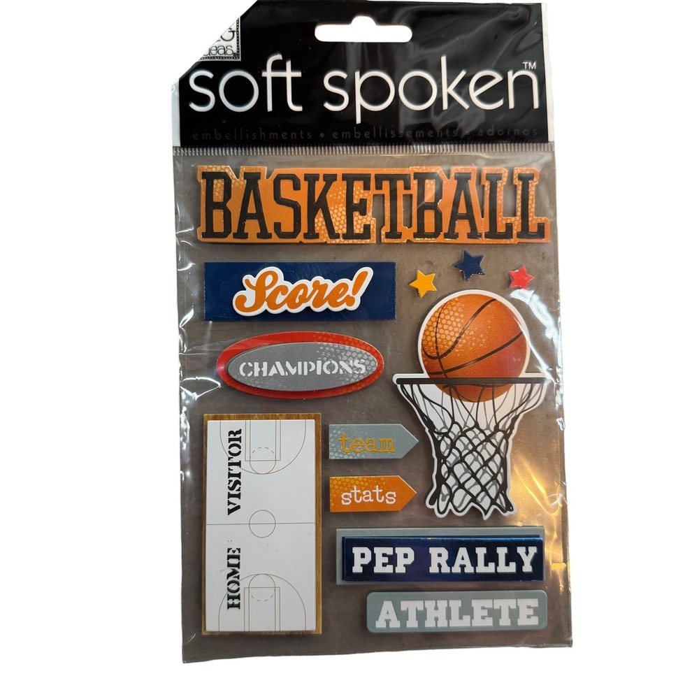 MAMBI Sports Stickers Bundle NWT Baseball Basketball Scrapbook Various‎ Brands - Picture 6 of 7